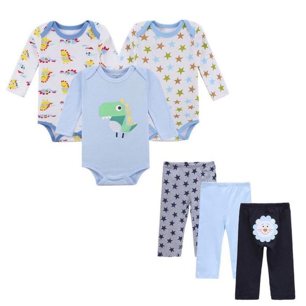 6-PIECE BODYSUIT WITH PANTS SET